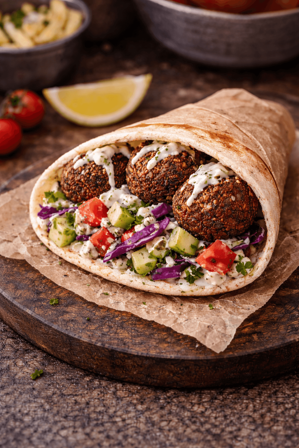 Rollo Falafel / Boczniak